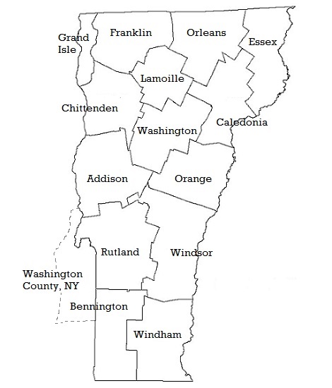 Counties of Vermont